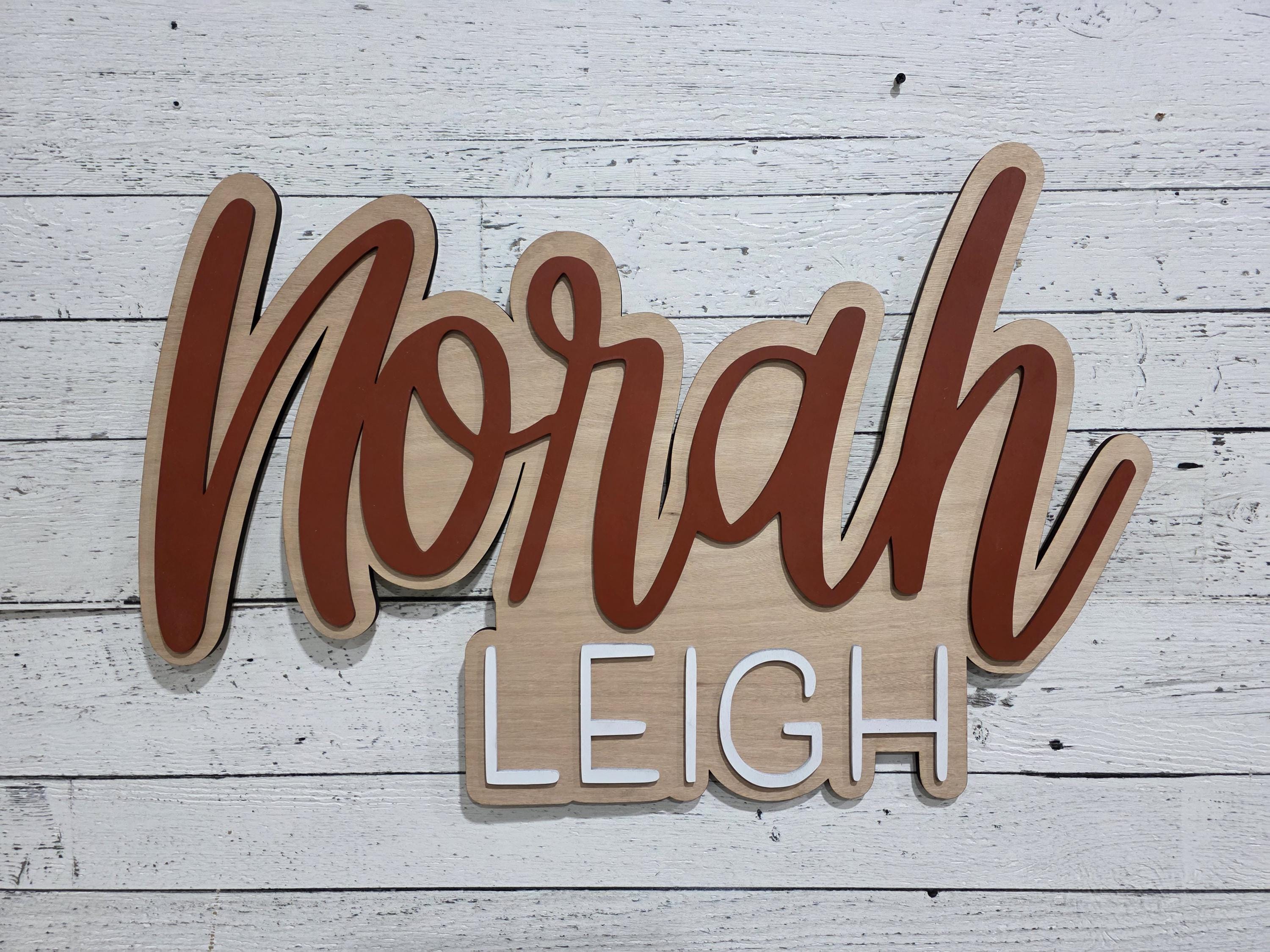 Custom Nursery Name Sign
