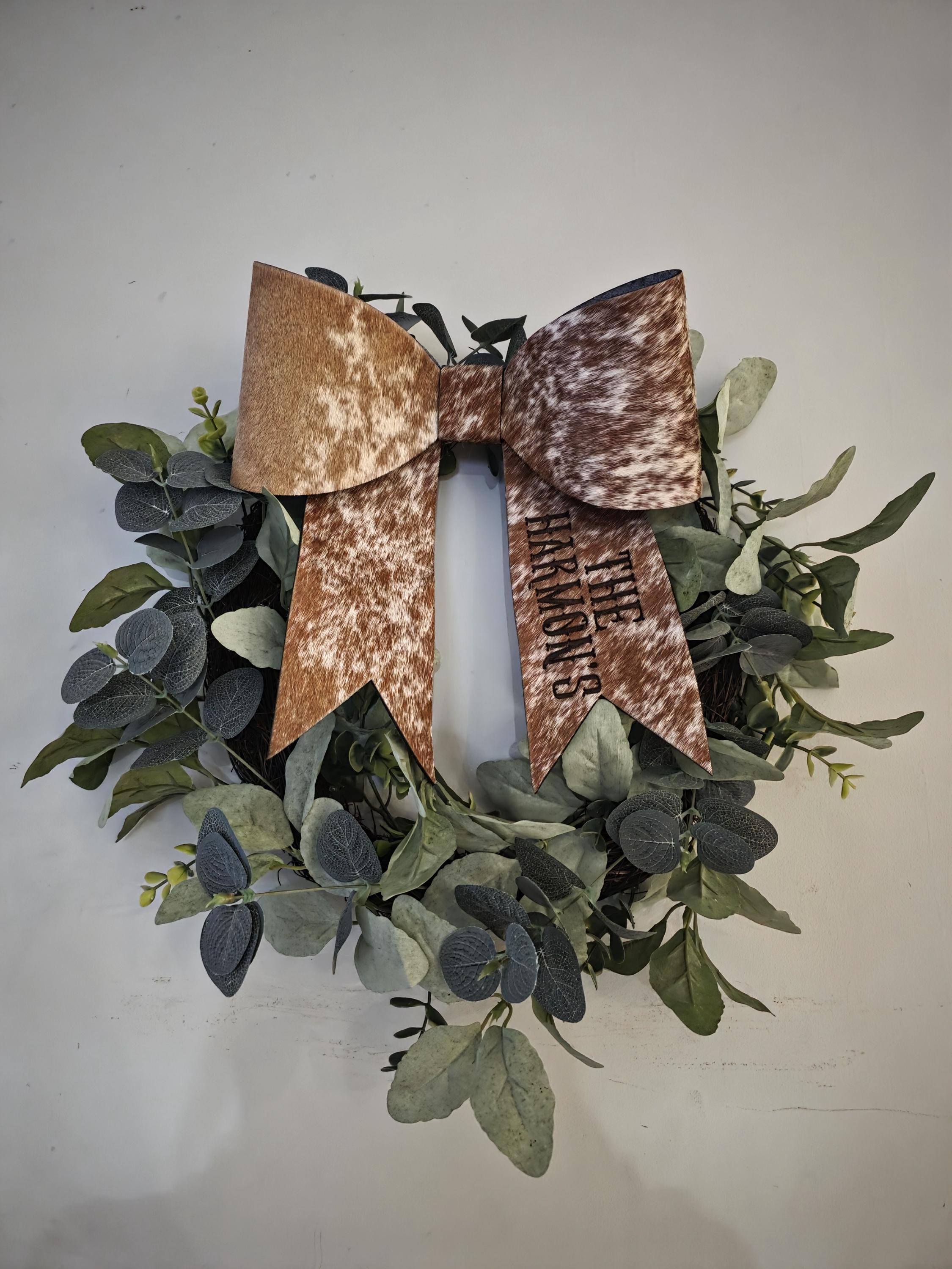 Handmade Cowhide Bow |