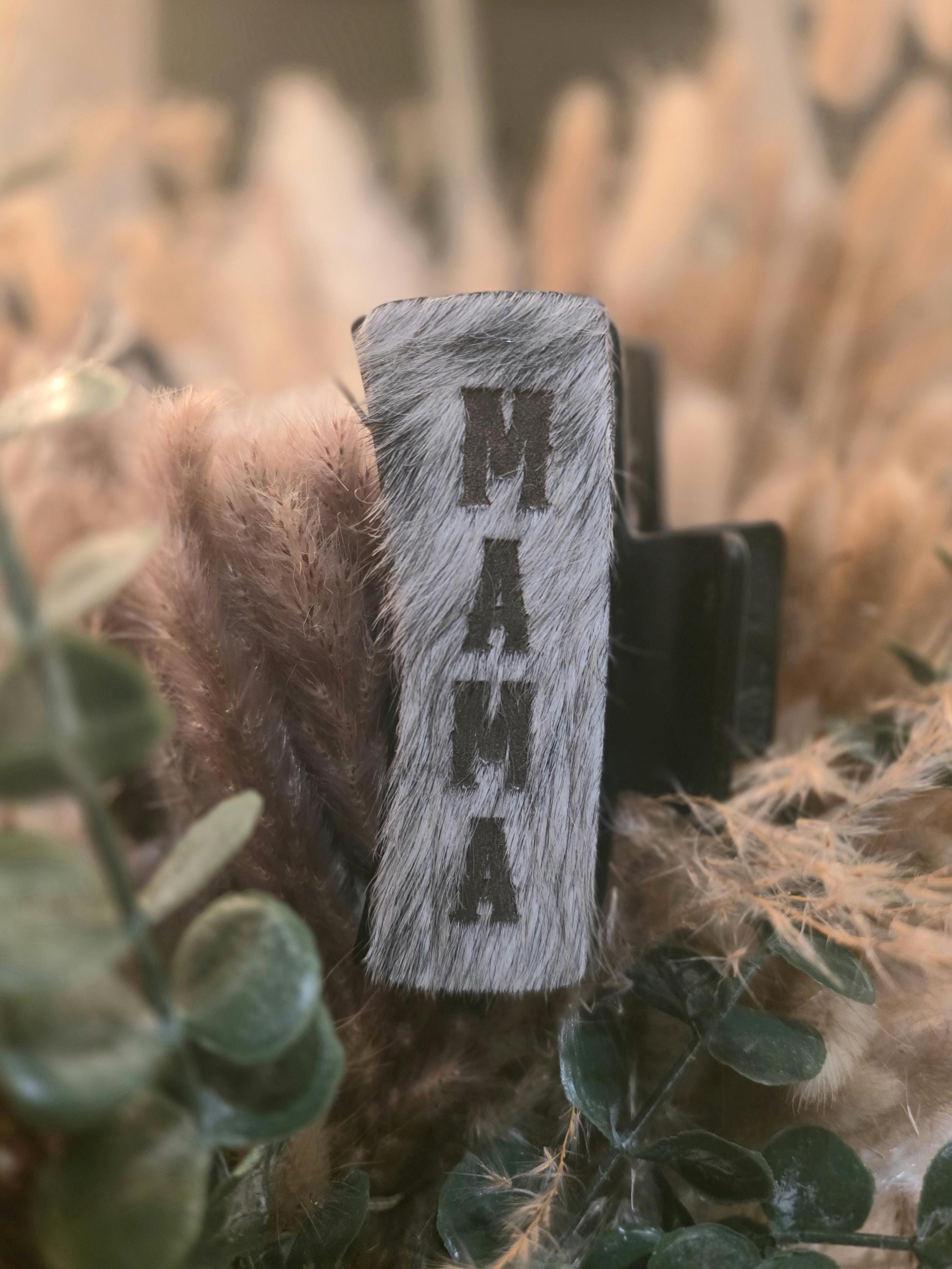 Cowhide Claw Clip-Western Hair Accessory