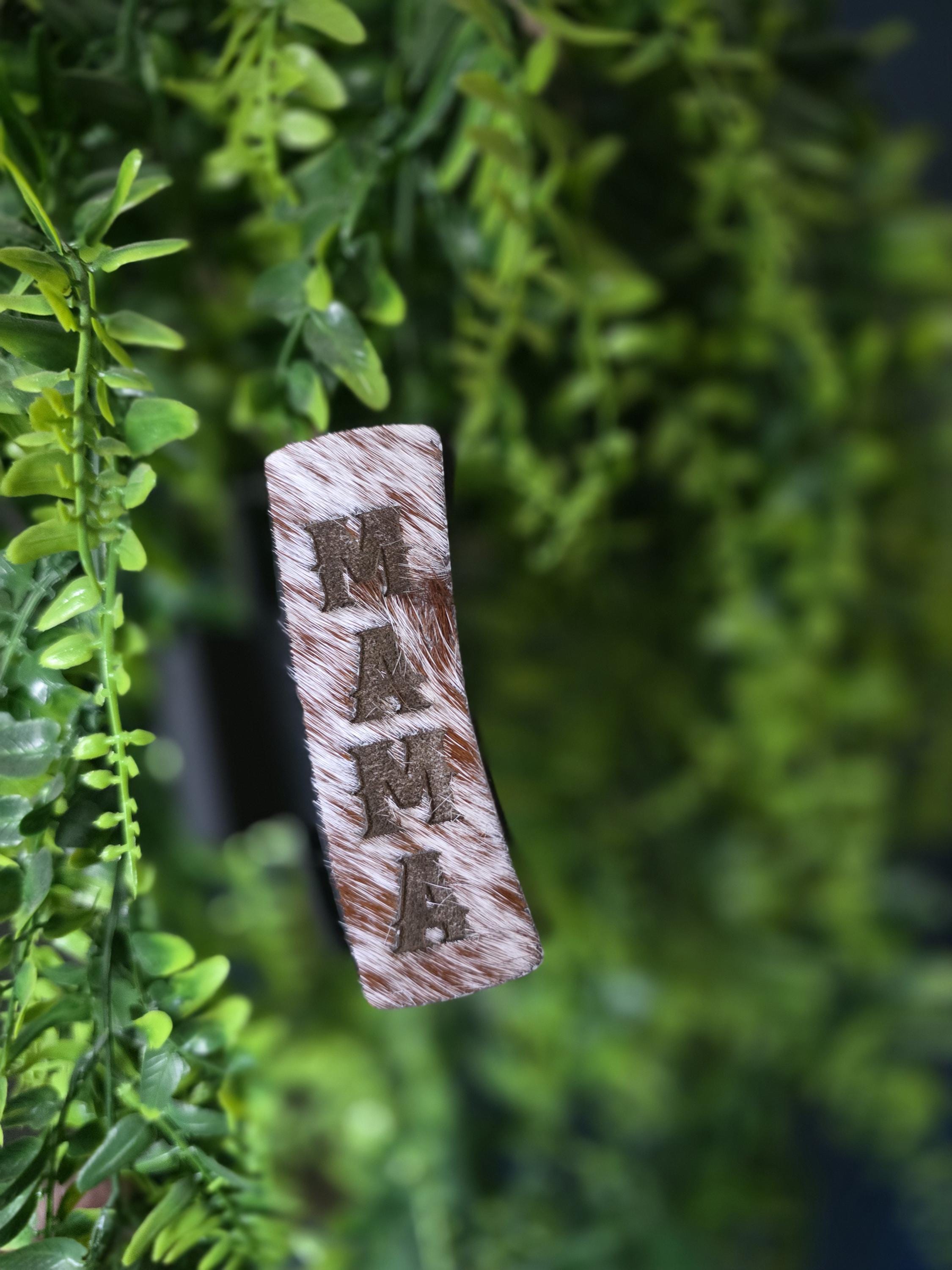 Cowhide Claw Clip-Western Hair Accessory